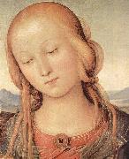 Pietro Perugino Johannes dem Taufer oil on canvas